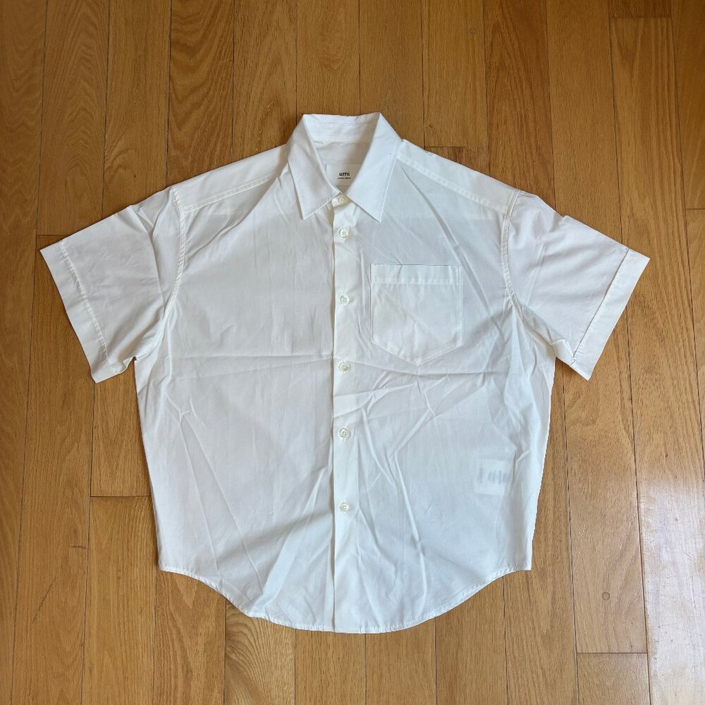 NEW Ami Paris Oversized Short Sleeve Shirt